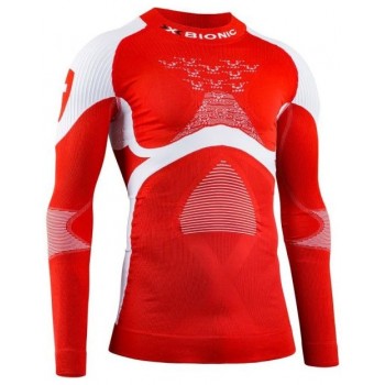 T-SHIRT MANCHES LONGUES X-BIONIC ACCUMULATOR 4.0 SUISSE PATRIOT UNISEXE