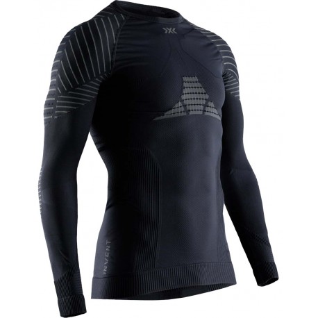 T-SHIRT MANCHES LONGUES X-BIONIC INVENT 4.0 BLACK POUR HOMMES