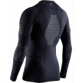 T-SHIRT MANCHES LONGUES X-BIONIC INVENT 4.0 BLACK POUR HOMMES