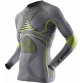 T-SHIRT MANCHES LONGUES X-BIONIC RADIACTOR EVO IRON/YELLOW POUR HOMMES