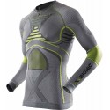 T-SHIRT MANCHES LONGUES X-BIONIC RADIACTOR EVO IRON/YELLOW POUR HOMMES