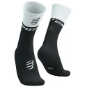 COMPRESSPORT MID COMPRESSION SOCKS V2.0 BLACK/WHITE UNISEX