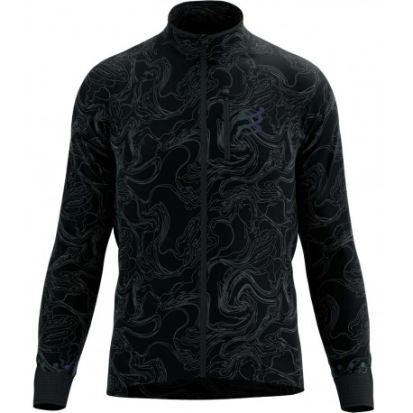 COMPRESSPORT HURRICANE WINDPROOF JACKET AURORA BLACK FOR MEN'S