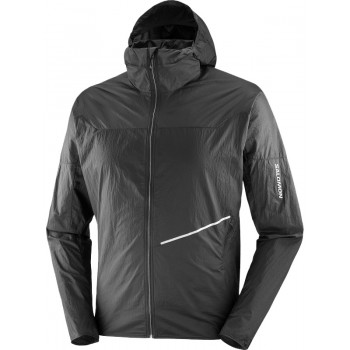 SALOMON SENSE AERO WIND JACKET DEEP BLACK FOR MEN'S
