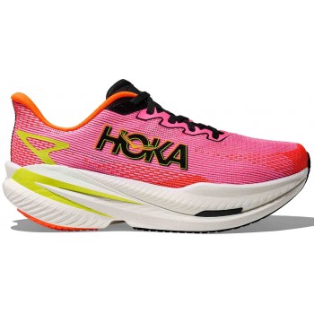CHAUSSURES HOKA MACH X 3 NEON ROSE/NEON TANGERINE POUR FEMMES