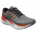 CHAUSSURES BROOKS GLYCERIN 21 GREY/MANDARIN RED/GREEN POUR HOMMES