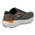 CHAUSSURES BROOKS GLYCERIN 21 GREY/MANDARIN RED/GREEN POUR HOMMES