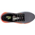 CHAUSSURES BROOKS GLYCERIN 21 GREY/MANDARIN RED/GREEN POUR HOMMES