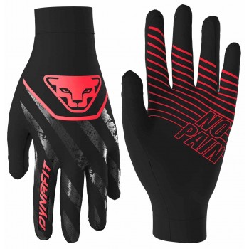 DYNAFIT ALPINE REFLECTIVE GLOVES BLACK OUT/PINK
