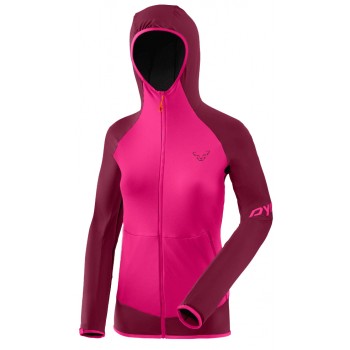 POLAIRE DYNAFIT TRANSALPER LIGHT POLARTEC BEET RED POUR FEMMES