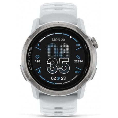 COROS APEX 4 WHITE 42MM SILICONE BAND UNISEX