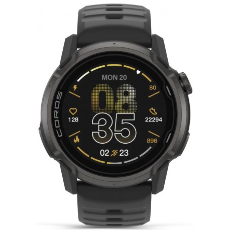 MONTRE COROS APEX 4 BLACK 42MM BRACELET EN SILICONE UNISEXE