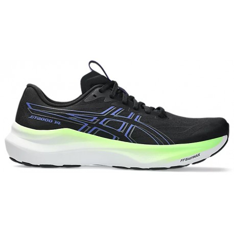 CHAUSSURES ASICS GT 2000 V14 BLACK/COBALT BURST POUR HOMMES