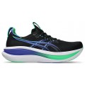 CHAUSSURES ASICS GEL NIMBUS 28 BLACK/COBALT BURST POUR HOMMES