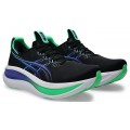 ASICS GEL NIMBUS 28 BLACK/COBALT BURST FOR MEN'S