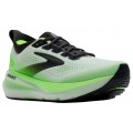 CHAUSSURES BROOKS GLYCERIN GTS 23 WHITE/PHANTOM/GREEN GECKO POUR HOMMES