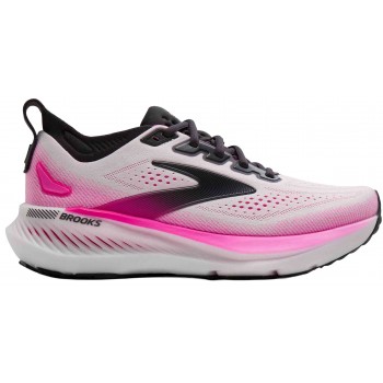 BROOKS GLYCERIN GTS 23 WHITE/PHANTOM/CYBER PINK FOR WOMEN'S
