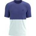 COMPRESSPORT PERFORMACNE SS SHIRT ORIENT BLUE/STAR WHITE FOR MEN'S