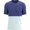 COMPRESSPORT PERFORMACNE SS SHIRT ORIENT BLUE/STAR WHITE FOR MEN'S