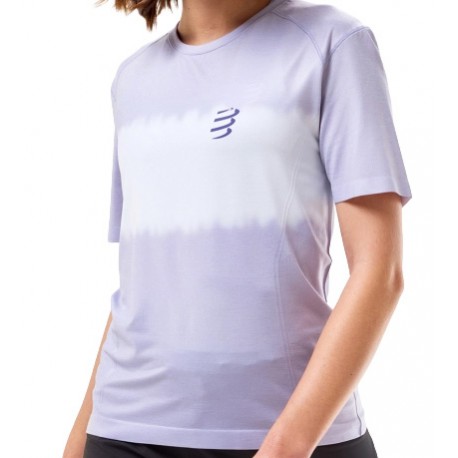 COMPRESSPORT PERFORMANCE SS SHIRT LAVENDER/WHITE FOR WOMEN'S