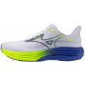 CHAUSSURES MIZUNO WAVE RIDER 29 WHITE/ESTATE BLUE/LIGHTNING YELLOW POUR HOMMES