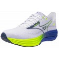 CHAUSSURES MIZUNO WAVE RIDER 29 WHITE/ESTATE BLUE/LIGHTNING YELLOW POUR HOMMES