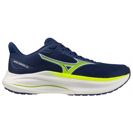 MIZUNO WAVE INSPIRE 22 ESTATE BLUE/LIGHTNING YELLOW/LIGHTNING FOR MEN'S