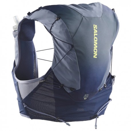 SAC SALOMON ADV SKIN 12 SET GRADIENT MARITIME BLUE/GRISAILLE/SUNNY LIME UNISEXE