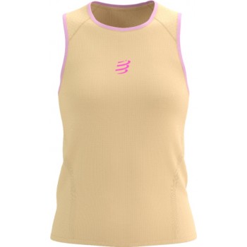 COMPRESSPORT TRAIL RACING TANK APRICOT FOR WOMEN'S