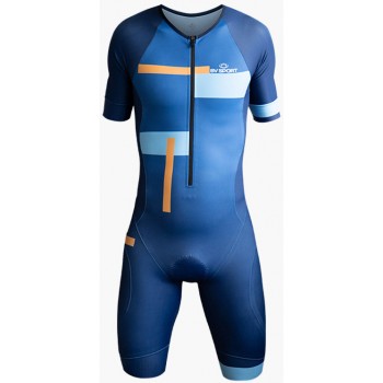 TRI-SUIT BV SPORT TRIATHLON 3X200 BLUE/ORANGE FOR MEN'S