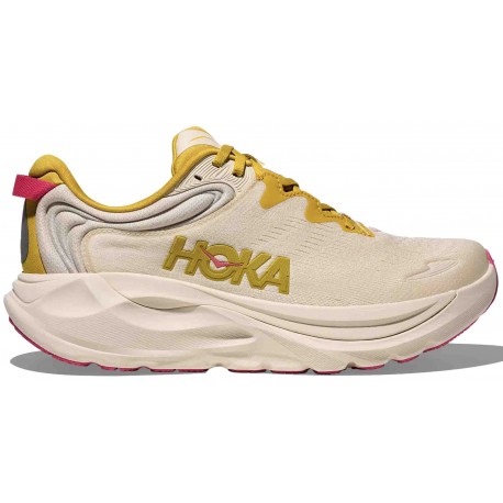 HOKA GAVIOTA 6 BIRCH/YELLOW GOLD FOR WOMEN'S