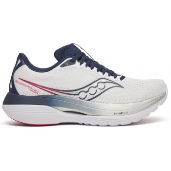 CHAUSSURES SAUCONY ENDORPHIN TRAINER WHITE/NAVY POUR HOMMES