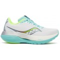 CHAUSSURES SAUCONY ENDORPHIN TRAINER WHITE/AQUA POUR FEMMES