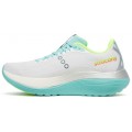 CHAUSSURES SAUCONY ENDORPHIN TRAINER WHITE/AQUA POUR FEMMES