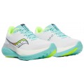 CHAUSSURES SAUCONY ENDORPHIN TRAINER WHITE/AQUA POUR FEMMES