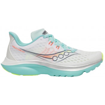 CHAUSSURES SAUCONY KINVARA 16 WHITE/AQUA POUR FEMMES