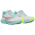 CHAUSSURES SAUCONY KINVARA 16 WHITE/AQUA POUR FEMMES