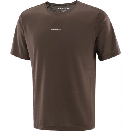 SALOMON SHAKEOUT CORE SS TEE COFFEE BEAN FOR MEN'S