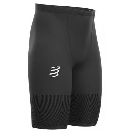SHORT COMPRESSPORT RUN UNDER CONTROL BLACK POUR HOMMES