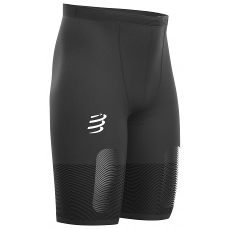 SHORT COMPRESSPORT TRAIL UNDER CONTROL BLACK POUR HOMMES