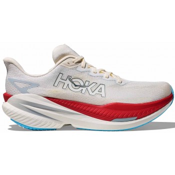 HOKA MACH X 3 WHITE/ALABASTER FOR MEN'S