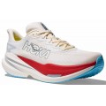 HOKA MACH X 3 WHITE/ALABASTER FOR MEN'S