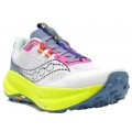 CHAUSSURES SAUCONY XODUS ULTRA 4 WHITE/CITRON POUR FEMMES