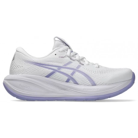 CHAUSSURES ASICS GEL CUMULUS 28 WHITE/BLUEBELL POUR FEMMES