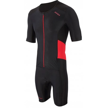 ZONE3 ACTIVATE TRISUIT SS BLACK/RED FOR MEN'S