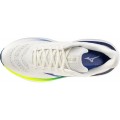 MIZUNO WAVE SKY 9 SNOW WHITE/SURF THE WEB/LIGHTNING YELLOW FOR MEN'S