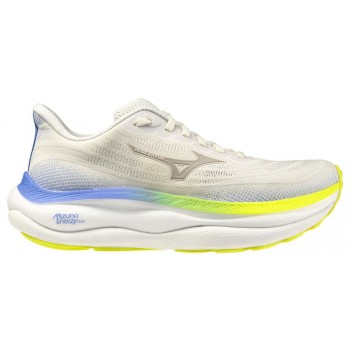 CHAUSSURES MIZUNO WAVE SKY 9 SNOW WHITE/SILVER BIRCH/ULTRAMARINE POUR FEMMES