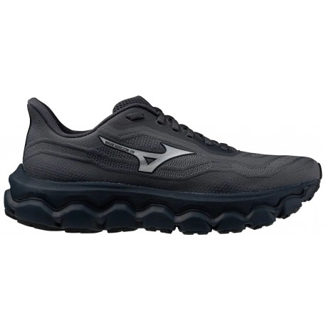 CHAUSSURES MIZUNO WAVE HORIZON 9 INDIA INK/GALAXY SILVER/BLACK POUR HOMMES