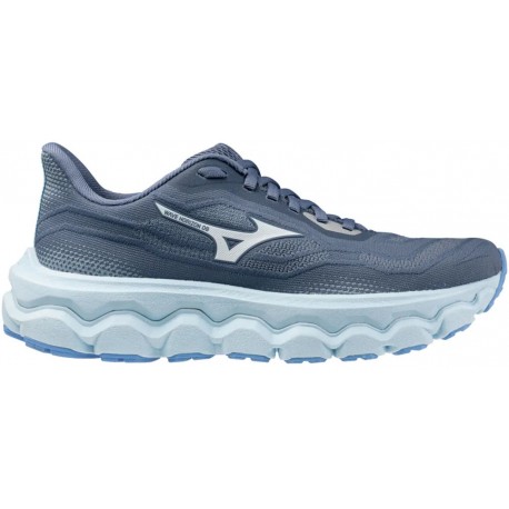 CHAUSSURES MIZUNO WAVE HORIZON 9 WILD WIND/WHITE/VISTA BLUE POUR FEMMES