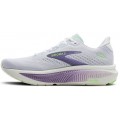 CHAUSSURES BROOKS GHOST 18 WHITE/PURPLE HEBE/GREEN POUR FEMMES
